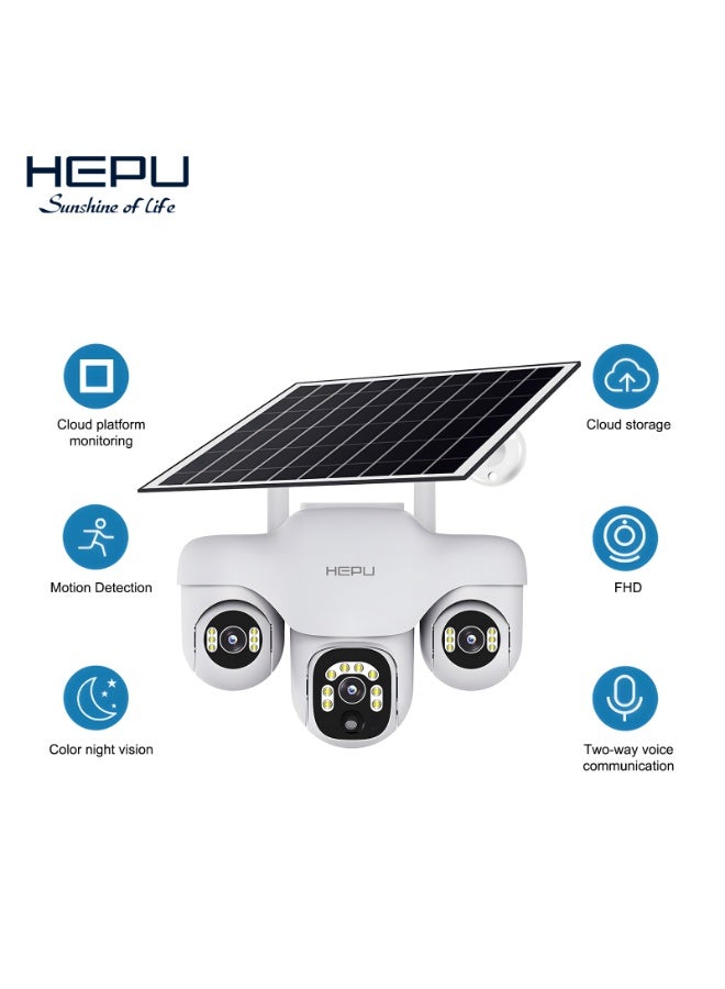 HEPU Wireless Camera with Solar Panel HP-CM10 - Image 4