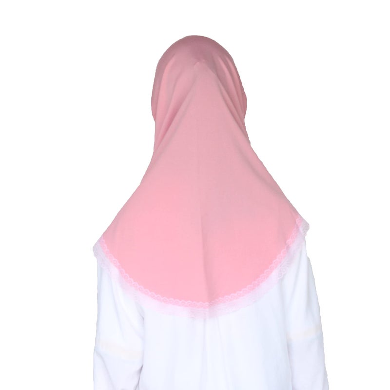 Modest Beauty حجاب مسلم جميل محتشم للفتيات والأطفال مع دانتيل للأعمار من 6-12 - Image 3
