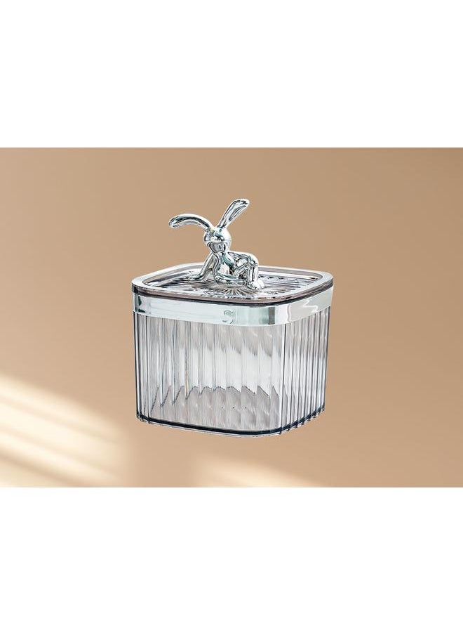 Thoraya Toothpick Holder Large Capacity Fashion Look Toothpick Container Storage Box Jar for Home Restaurant Smoky Gray  - Image 5