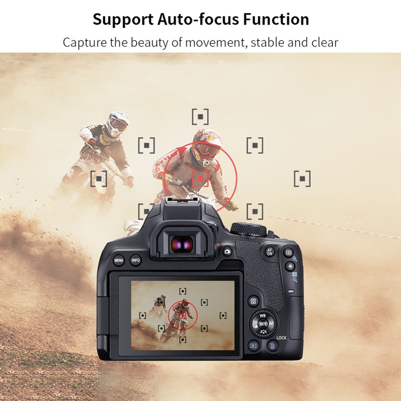 مُحول عدسة كاميرا تلقائي التركيز Commlite CM-EF-EOSR ARC للاستبدال، لربط عدسات EF و EF-S بكاميرات كانون R و RF - Image 4