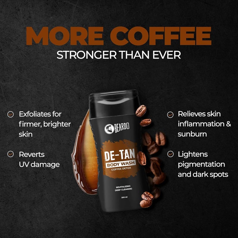 Beardo DeTan Exfoliating Bodywash 200ml - Image 2