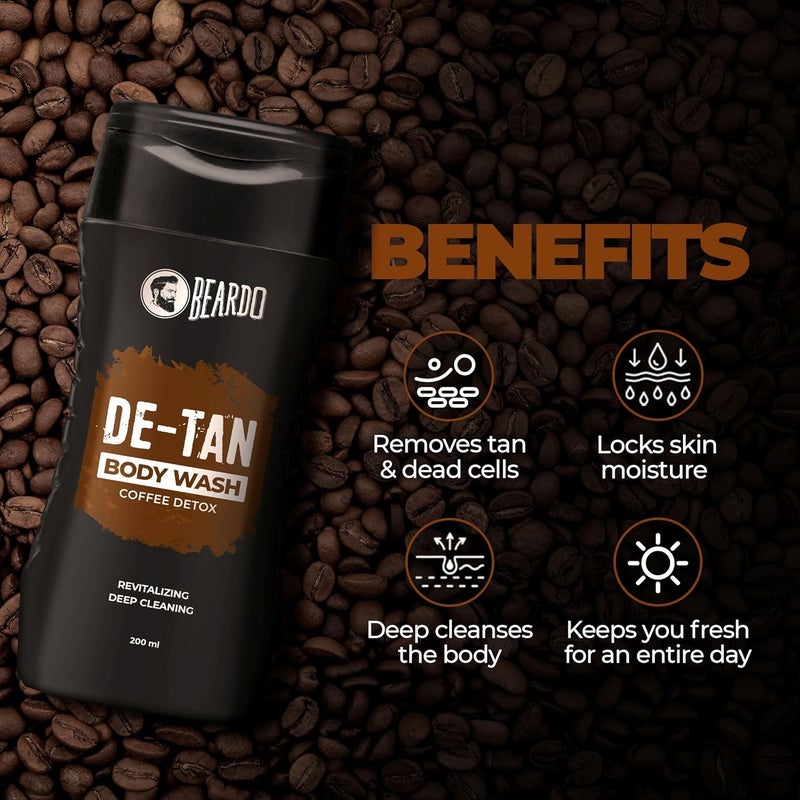 Beardo DeTan Exfoliating Bodywash 200ml - Image 4