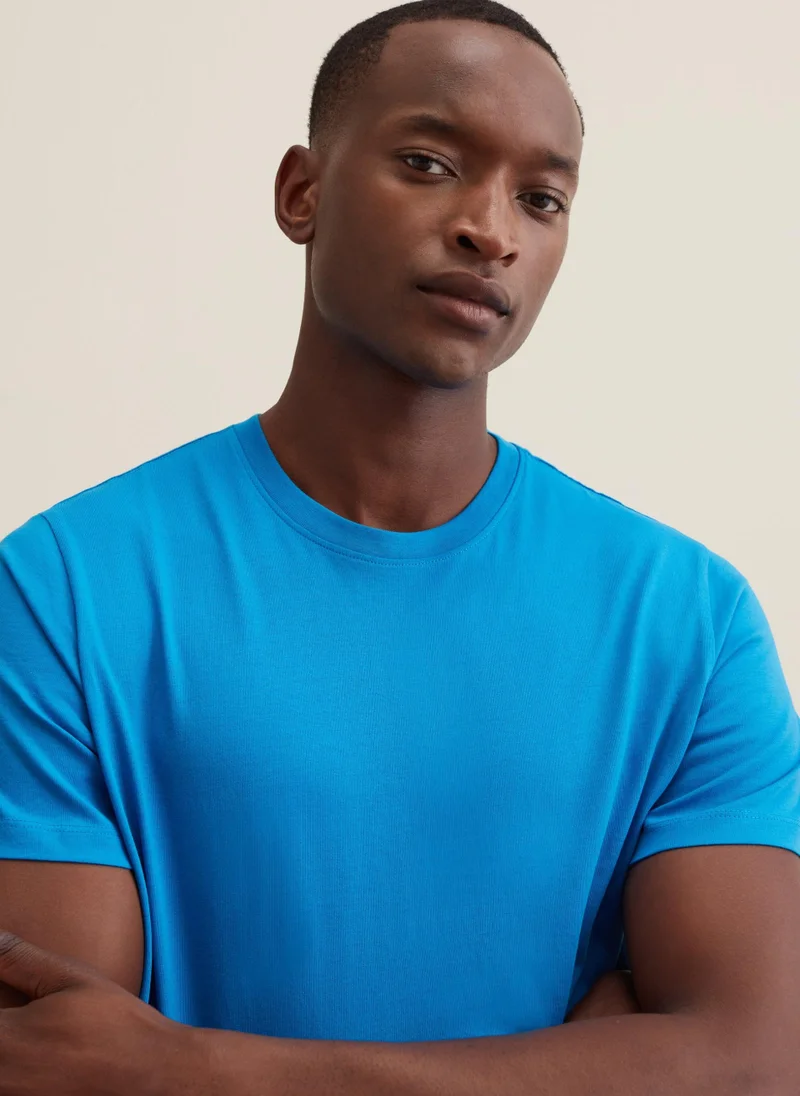 Ovs Supima Cotton T-Shirt With Round Neck