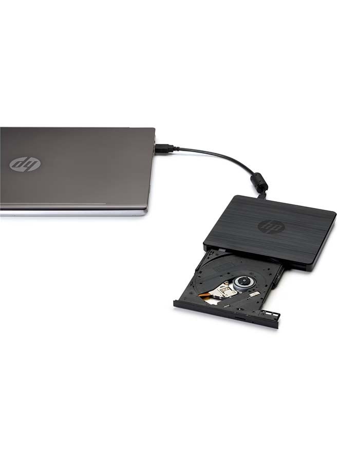 HP محرك أقراص DVD-RW خارجي USB باللون الأسود - Image 3