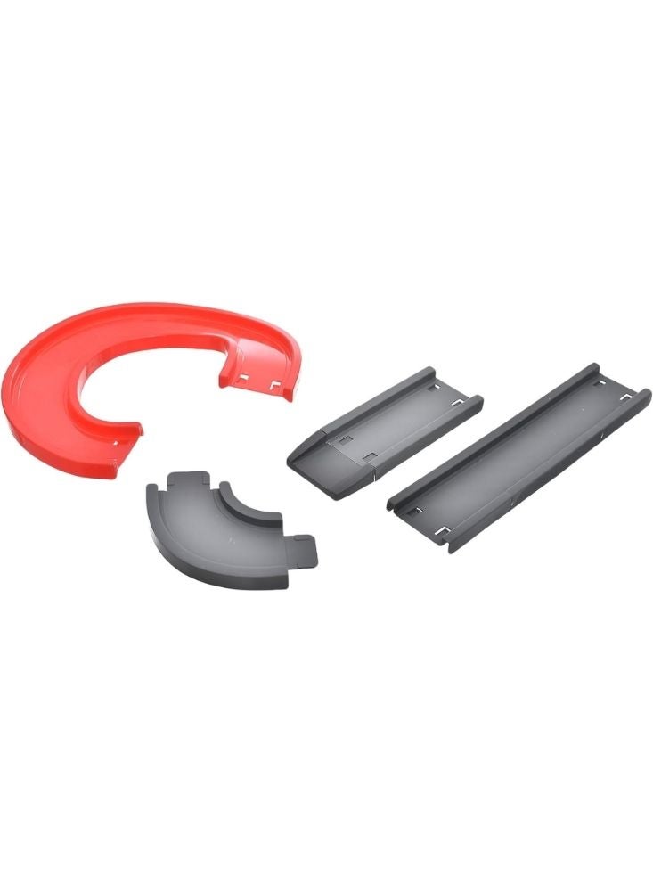 Premium Racing Car Parking Lot Playset with Mini Cars Tracks and Road Signs 29 Pieces - Image 3