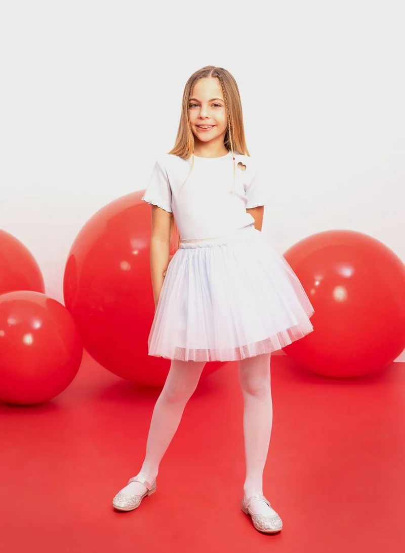 DeFacto Girl Elastic Waisted Tulle Skirt