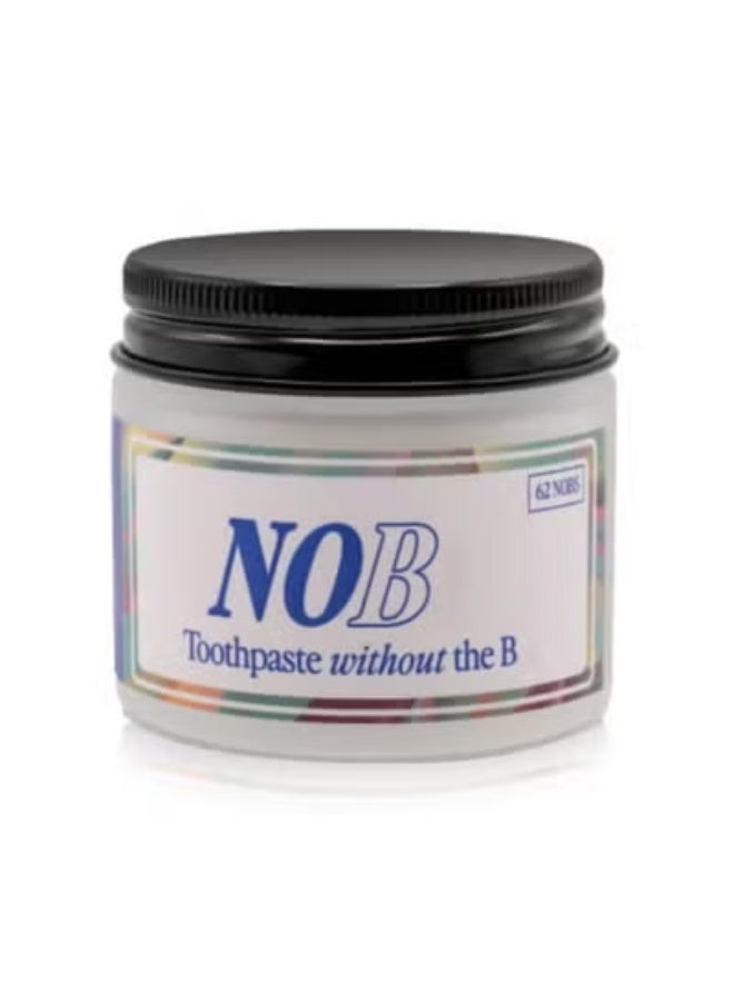 Nob Hill Chewable Toothpaste Tablets, Flouride Free Toothpaste Tabs, Travel Sized Oral Care, Eco Friendly Vegan Dental Tabs for Brushing, Nano Hydroxyapatite Toothpaste, All Natural, Strengthen Teeth 62 Tablets - Image 1