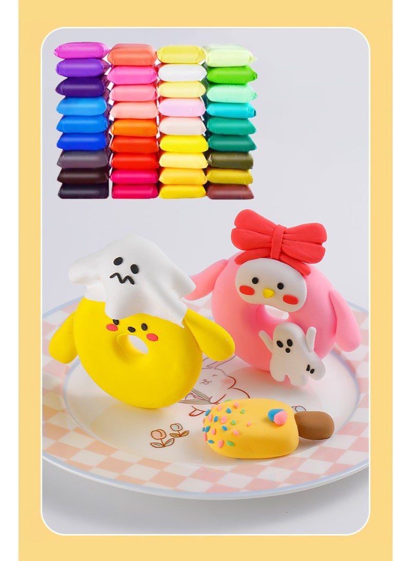 36colors Air Dry Clay for Kids, Safe, Non-Toxic, Ultra-Light, and Easy to Shape for Endless Creative Fun and DIY Projects - Image 5
