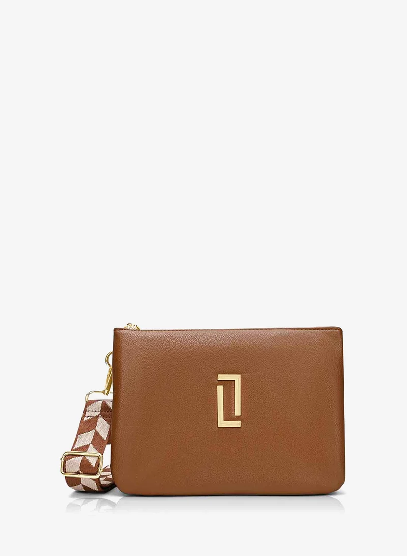 Lavie Luxe Women's Milan26 5-Compartment Sling  (Tan)