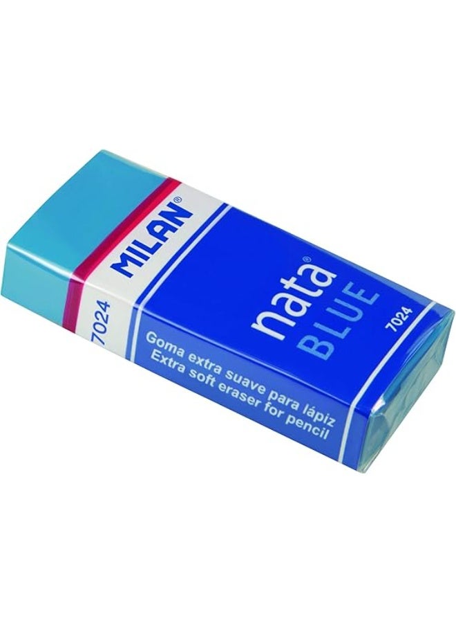 MILAN Eraser NATA 7024 blue pack of 10