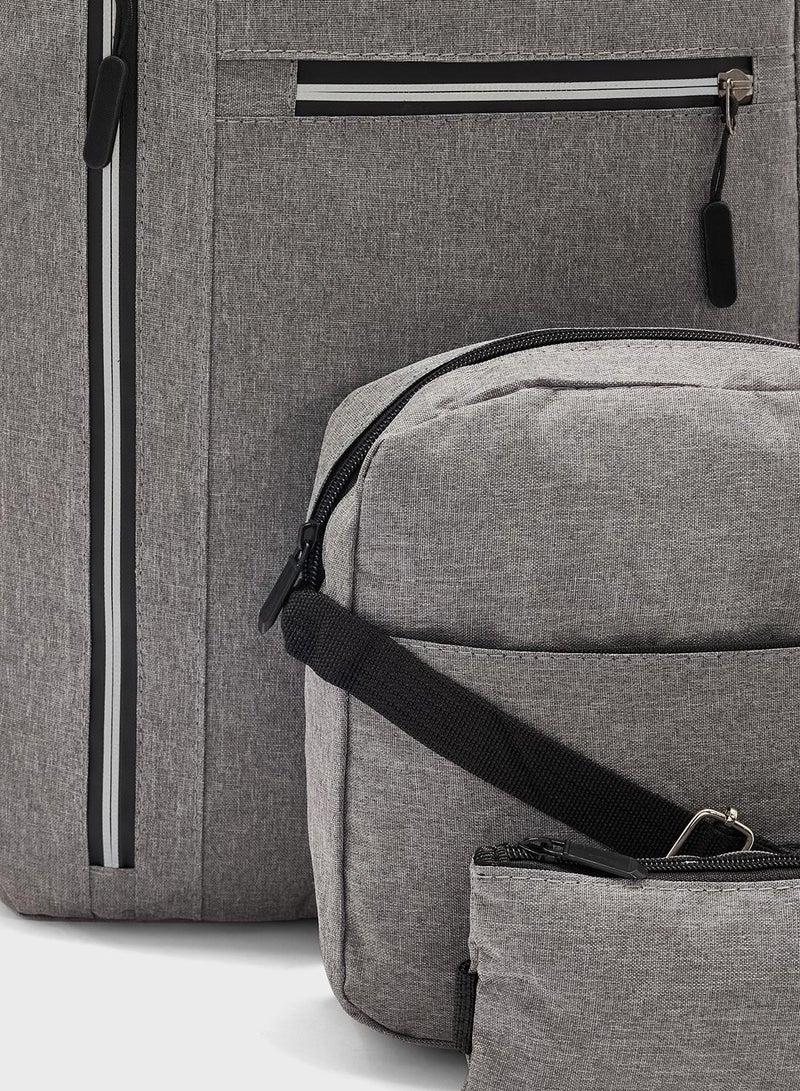 سفنتي فايف طقم حقيبة ظهر، حقيبة كتف، وحقيبة صغيرة - Image 4