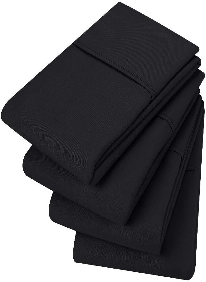 Utopia Bedding Utopia Bedding King Pillowcases - 4 Pack - Envelope Closure - Soft Brushed Microfiber Fabric - Shrinkage and Fade Resistant Pillow Covers 20 X 40 (King, Teal)  - Image 2