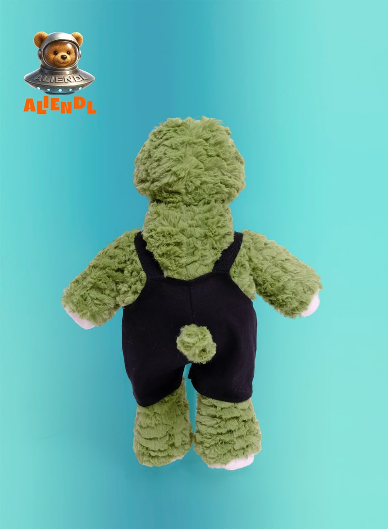 ALIENDL Goofy Gator – Plush Alligator Stuffed Animal Toy for Baby Kids, Soft Cute Gator Plush Doll Gift Set with Removable Clothes & Pouch, Perfect Gift for Kids, Friends & Couples - Image 4