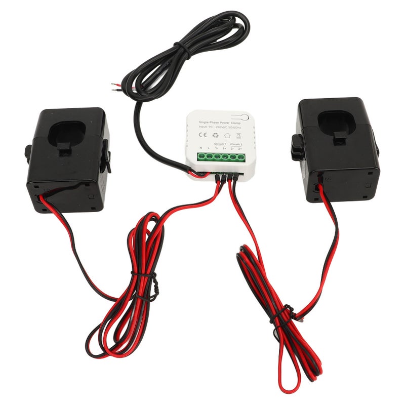 WiFi Smart Energy Meter Single Phase for Tuya Life KWh Power Monitor Switch with 2 300A CT Clamp Current Transformer 90‑250VAC - Image 5