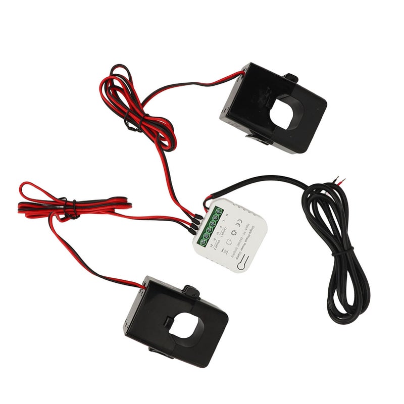 WiFi Smart Energy Meter Single Phase for Tuya Life KWh Power Monitor Switch with 2 300A CT Clamp Current Transformer 90‑250VAC - Image 2