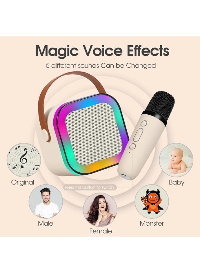 SUKILO K12 Mini Toy Speaker with Wireless Microphone for Kids Girls and Boys 5 W Bluetooth Speaker Rechargeable, BT,TFT,AUX,USB - Image 4