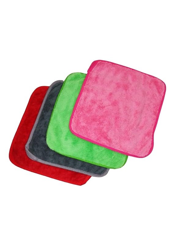 IBA ISBA COLLECTIONS - IBA ISBA COLLECTIONS Microfibre Hand Face Make Up Remover Towels Highly Absorbent EXTRAA Soft MultiPurpose Wash Cloth for Face and Hand ReUsable Multicolor 4 - Image 1