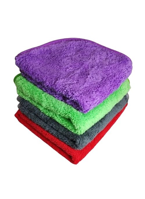 IBA ISBA COLLECTIONS - IBA ISBA COLLECTIONS Microfibre Hand Face Make Up Remover Towels Highly Absorbent EXTRAA Soft MultiPurpose Wash Cloth for Face and Hand ReUsable Multicolor 4 - Image 1