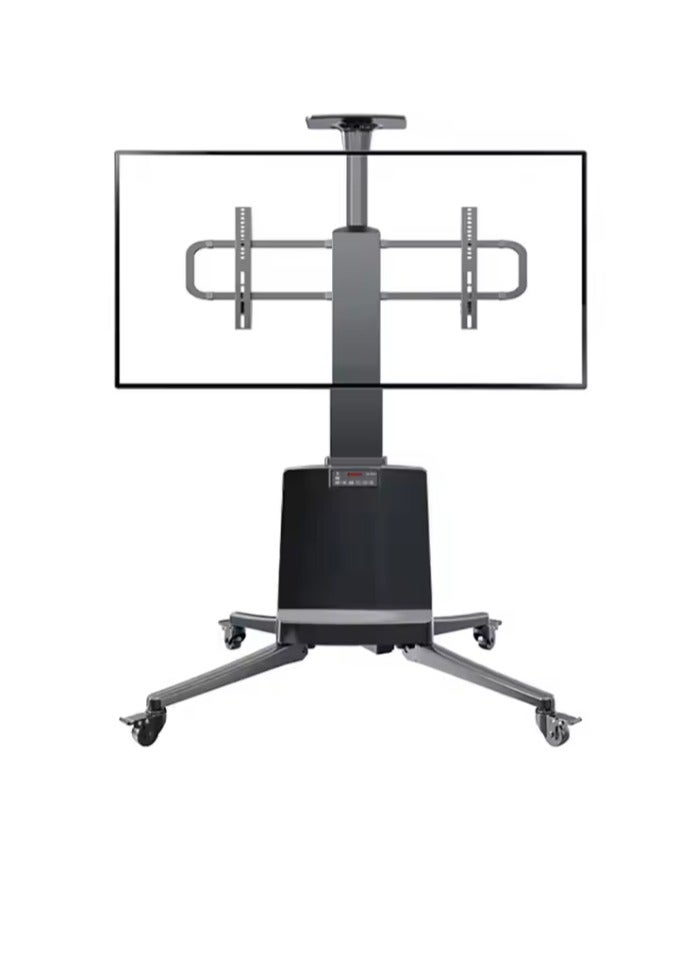 Motorized Lift Screen Heavy Duty TV Mount Cart Fits Most 55-85 inch Flat Panel LED LCD TV Loading 68 kgs. - Image 1