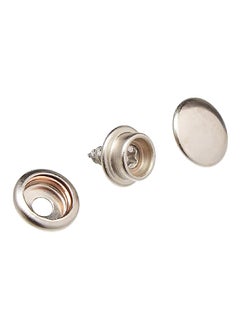 General 6-Piece Snap Fastener Refill Screw Silver  7.6 x 7.6 cm 1268  - Image 1