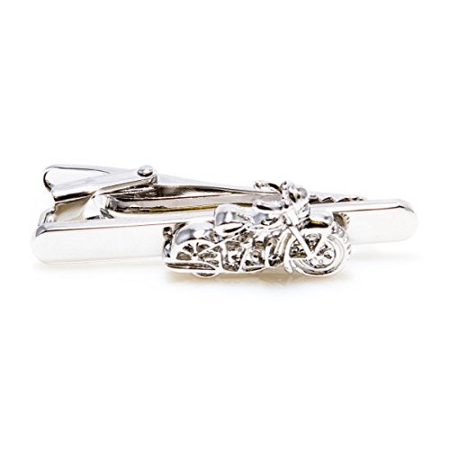 MRCUFF Motorcycle Pair of Cufflinks and Tie Bar Clip with a Presentation Gift Box - Image 4