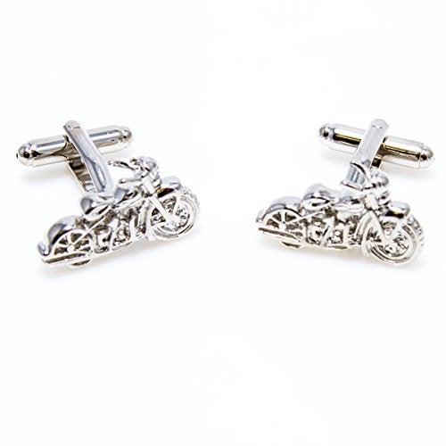 MRCUFF Motorcycle Pair of Cufflinks and Tie Bar Clip with a Presentation Gift Box - Image 5