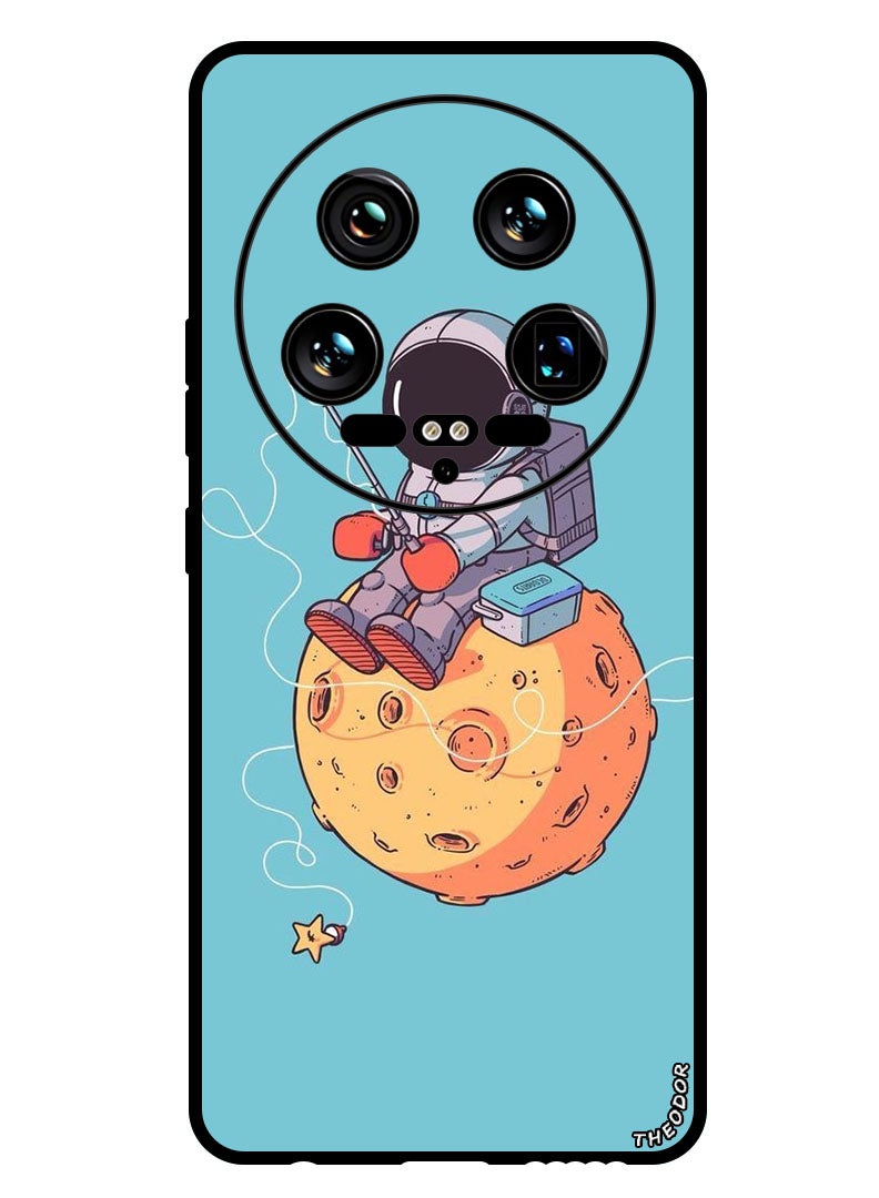 Theodor Protective Case Anti Scratch Shock Proof Bumper Cover For Xiaomi 14 Ultra Astronaut Fishing - Image 1