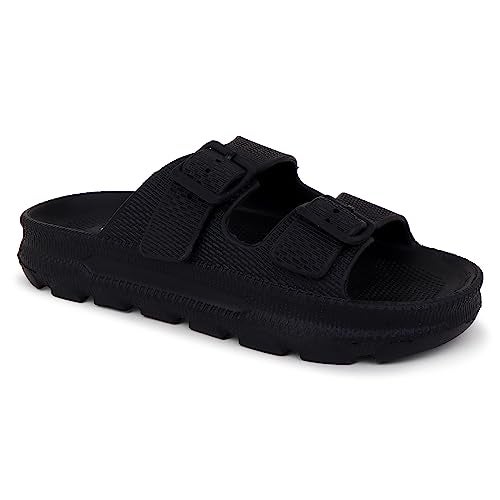 Hygear Men's Zodiac Black Slipper_8 UK (HG-GE-1011) - Image 1