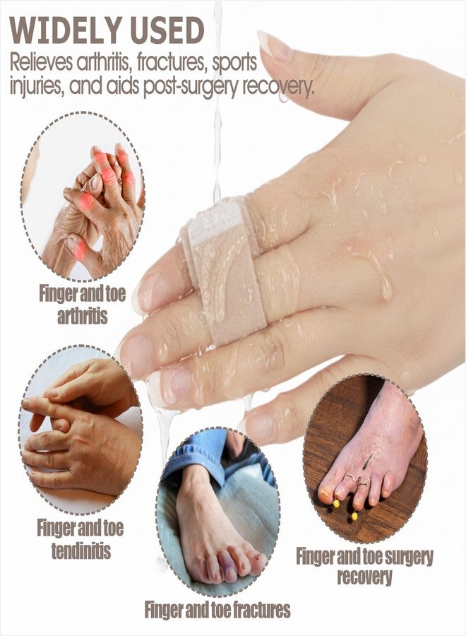 MUROCEA 20 PCS Adjustable Finger Buddy Straps, Soft Finger Support Wraps for Daily Use, Reusable Non-Slip Finger Stabilizer Bands for Typing, Sports and Activities (Skin color) - Image 4