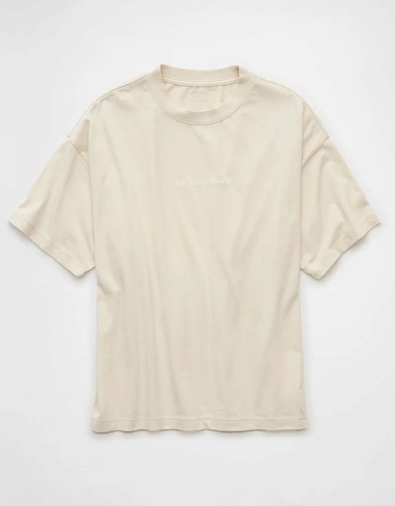 American Eagle  AE Oversized Graphic T-Shirt for Men | Best Price UAE