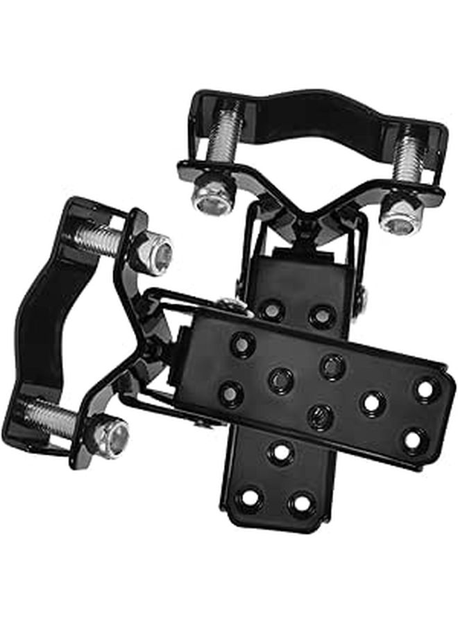 Foldable Motorcycle Rear Foot Pegs Metal Pedal Footrest Accessory Easy Install Comfortable Ride - Image 1