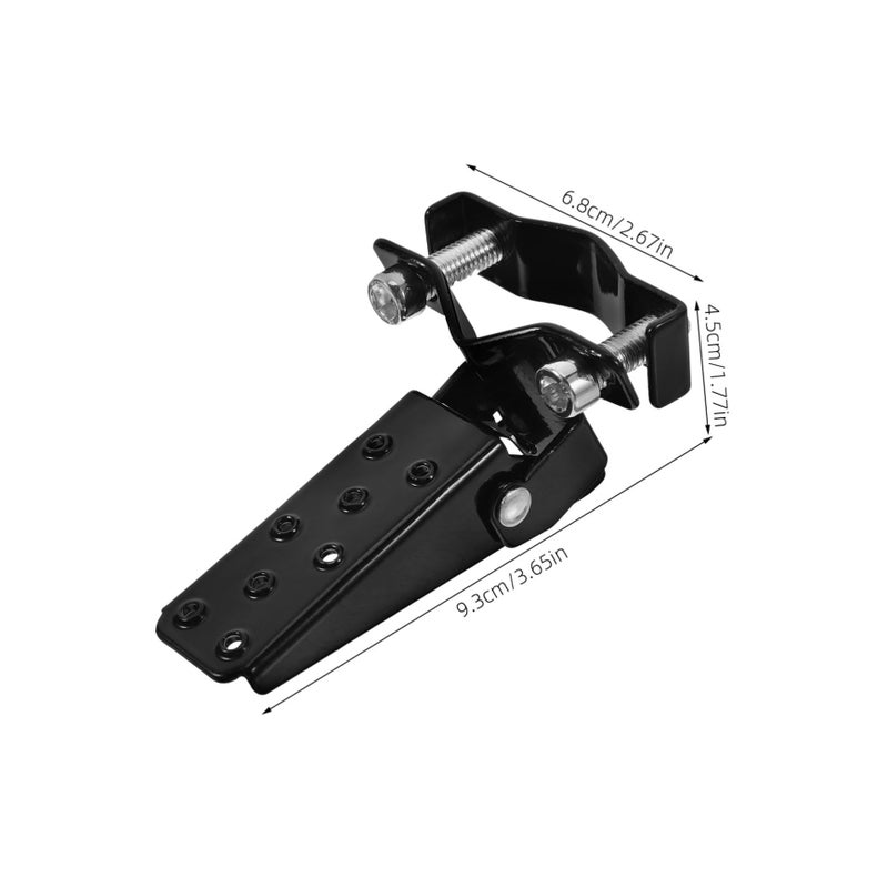 Foldable Motorcycle Rear Foot Pegs Metal Pedal Footrest Accessory Easy Install Comfortable Ride - Image 3