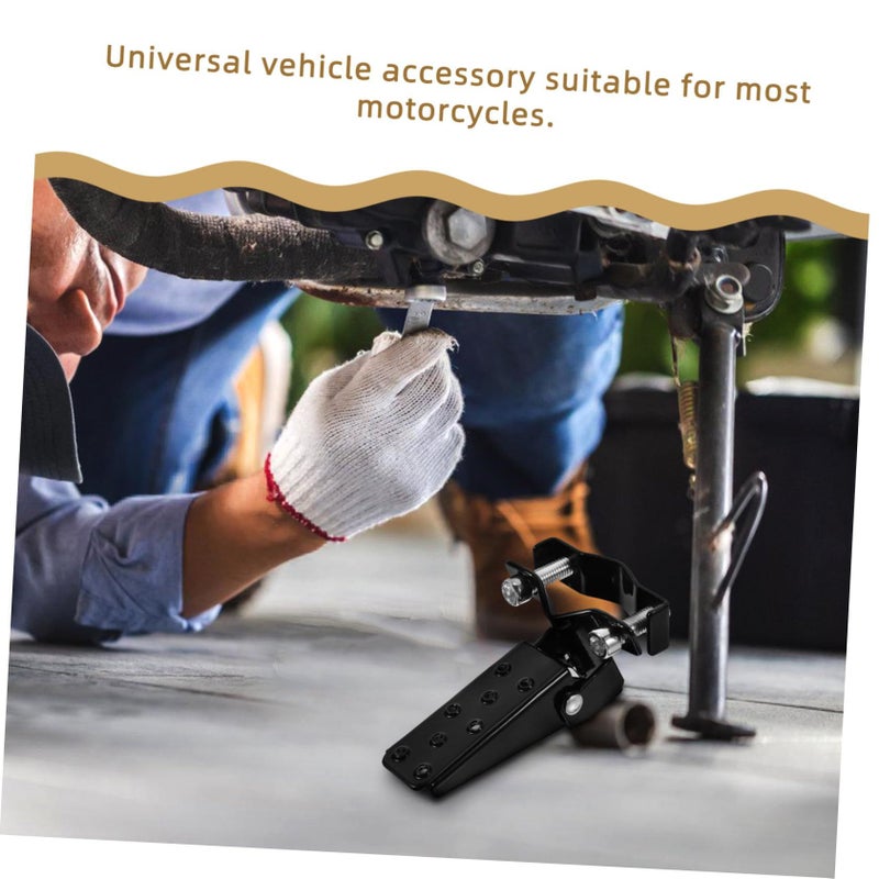 Foldable Motorcycle Rear Foot Pegs Metal Pedal Footrest Accessory Easy Install Comfortable Ride - Image 4