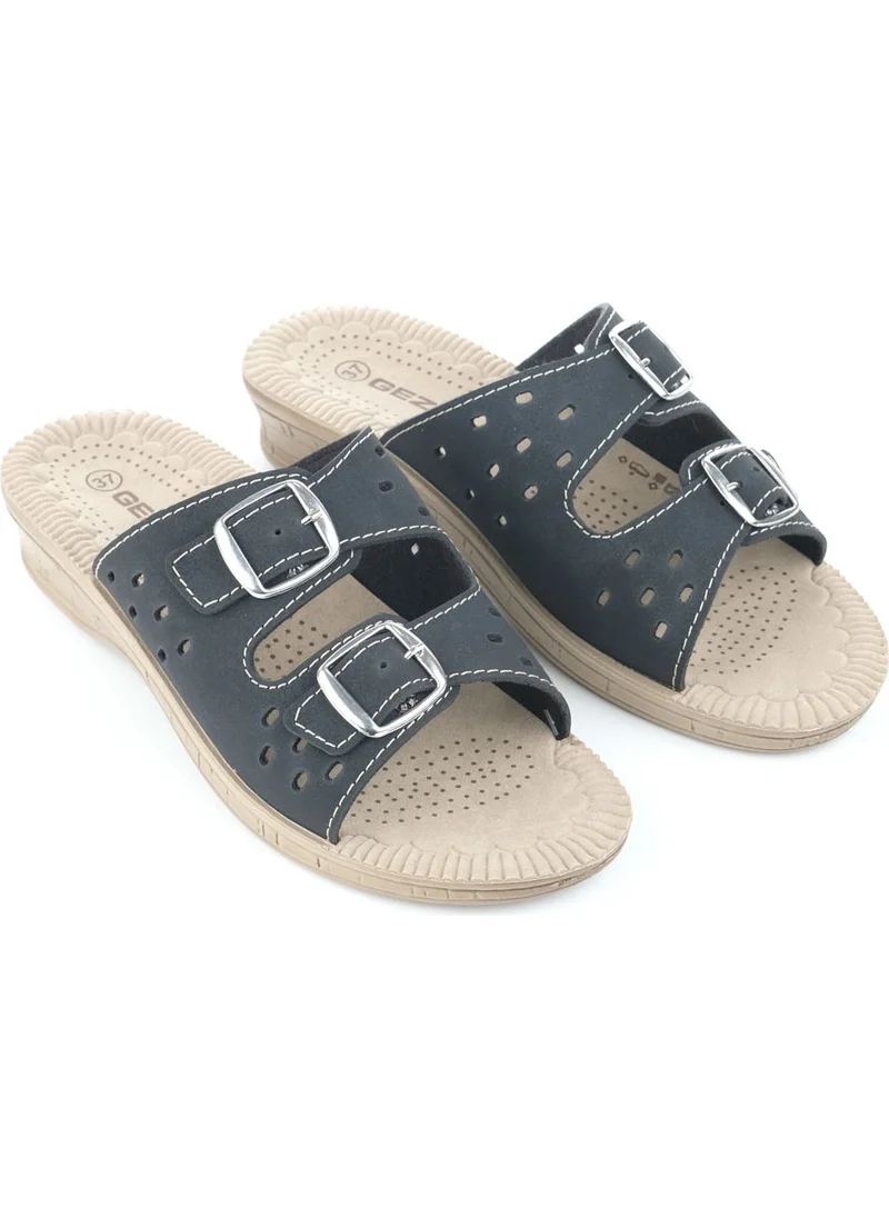 Gezer Summer Women's Buckle Adjustable Slippers