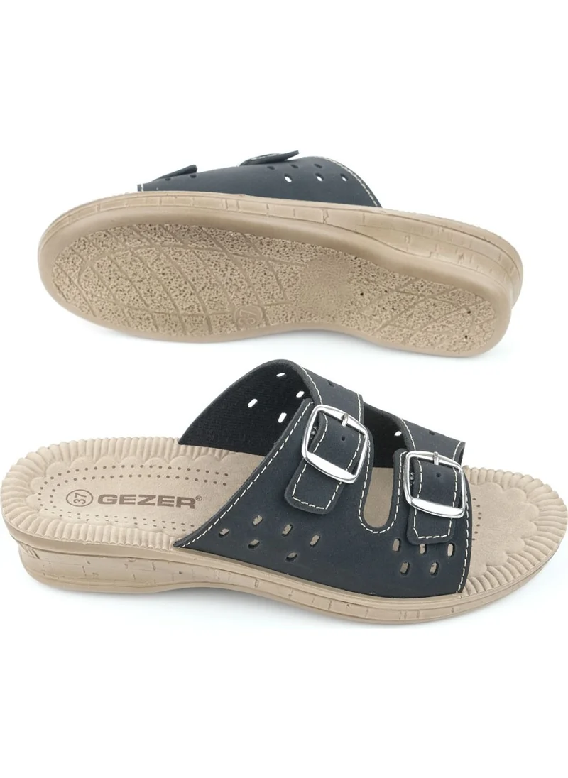 Gezer Summer Women's Buckle Adjustable Slippers