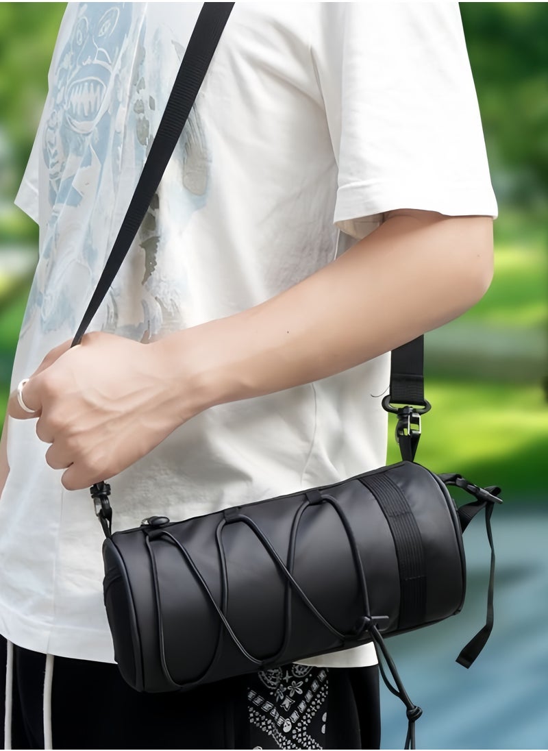Beauenty Bike Handlebar Bag,Bicycle Handlebar bag,Bike Frame Bag with Shoulder Strap,Bicycle Front Bag Fram Storage Roll Bag Mountain Road Bikes Bicycle Accessories, Bike Pouch for Bicycle  - Image 5