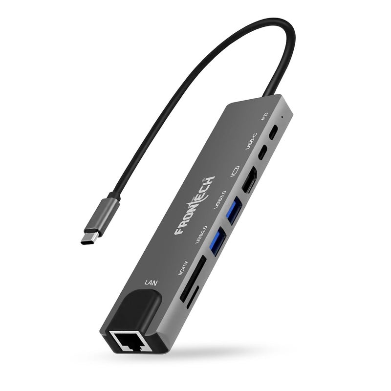 FRONTECH Multiport HUB,USB 3.0, 3X USB 2.0,Compact Metal Design, Multi OS Compatible. (NC-0059) - Image 1