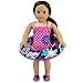 Sophia's Sophias 18 Doll Pink with White Polka Dots Ruffle Bathing Suit and Inflatable Inner Tube - Image 3
