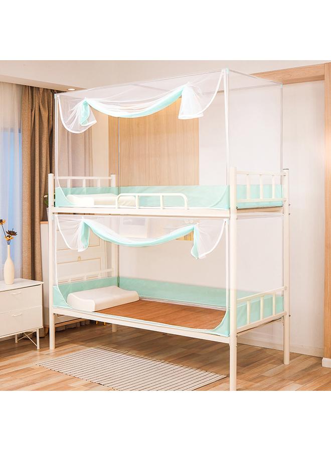 Bluejw Transparent Primary And Middle School Students' Dormitory Mosquito Net School Iron Frame Bed Top And Bottom Burds With Bracket 0.9m Single Bed - Image 1