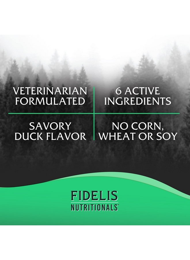 Fidelis Joint Support Plus+ Hip & Joint Supplement For Dogs, Glucosamine For Dogs, Chondroitin Dog Treats, Vitamin C, Omega Fatty Acid, Msm, Adult, Big & Small, Made In Usa, Duck Flavor, 60 Soft Chews - Image 3