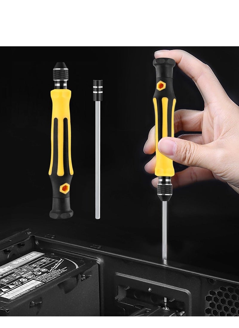 Y&D - 45 in 1 Mini Screwdriver Set, Bit Tools Small Precision Kit with Tweezers & Extension Shaft for iPhone, MacBook, Electronics Repair or Maintenance - Image 1