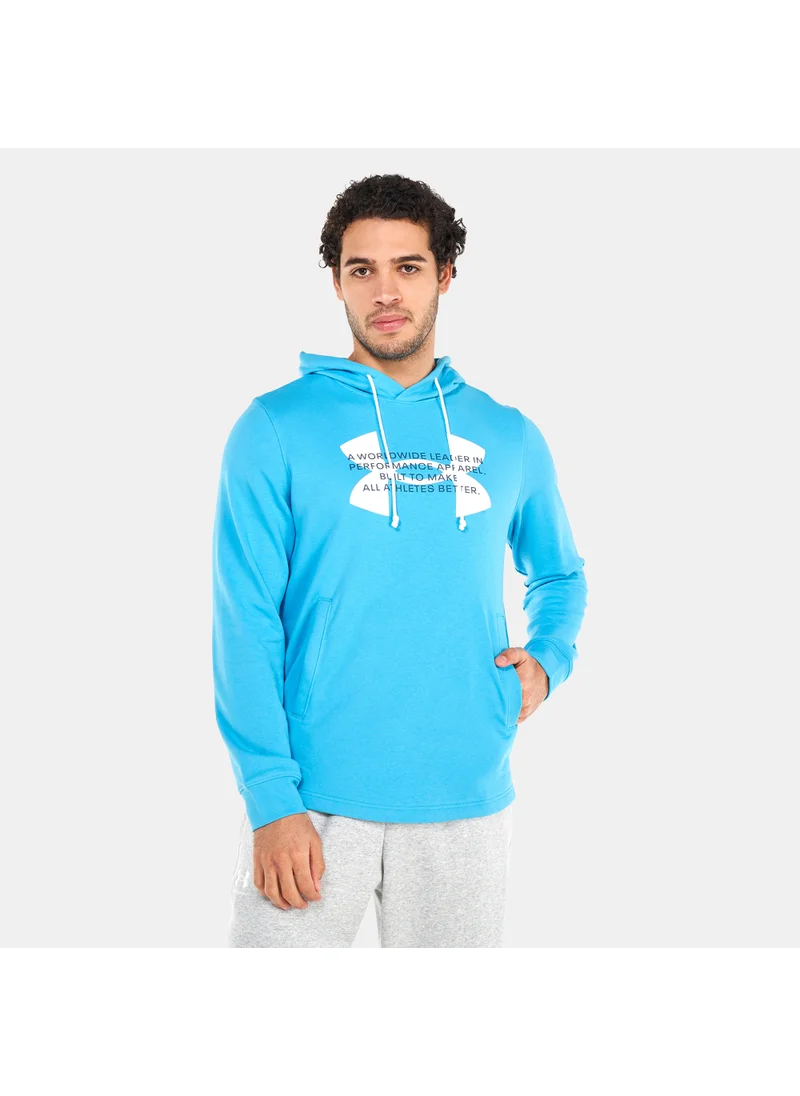 اندر ارمور Men's Rival Terry Logo Hoodie