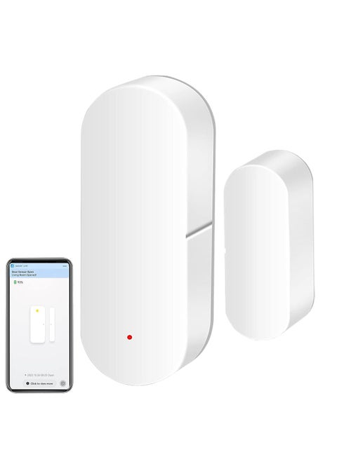 FreshDcart Smart WiFi Door Window Sensor Zigbee app Control for Wireless Home Security Alarm and Instant Alerts Easy to Installation White Pack of 1