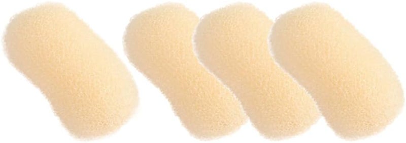 Generic Bump It Up Inserts Hair Clips Sponge Volume Hair Base Head Cushion Invisible Fluffy Hair Pad Hair Style Tool for Women 4 pcs Beige