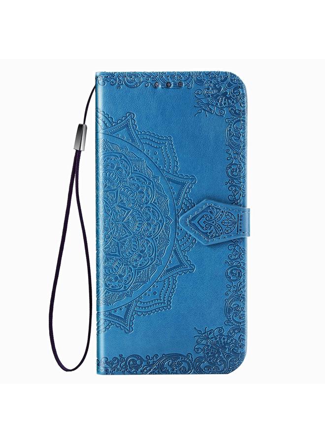 S-TOP Case For LG Style3 L-41A Mandala Flower Embossed Horizontal Flip Leather Case with Bracket / Card Slot / Wallet / Lanyard - Image 2