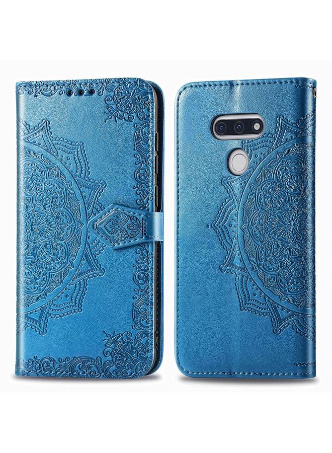 S-TOP Case For LG Style3 L-41A Mandala Flower Embossed Horizontal Flip Leather Case with Bracket / Card Slot / Wallet / Lanyard - Image 1