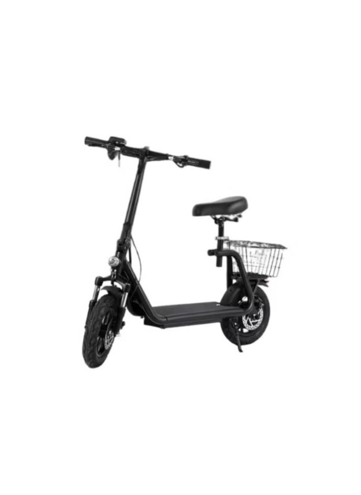 Egg - Electric Scooter with a Rear Basket 48 Volts 500 Watts 11,000 Amps a Speed of 50 km and it Contains 3 Speeds Front and Rear Lights a Horn and also Foldable - Image 1