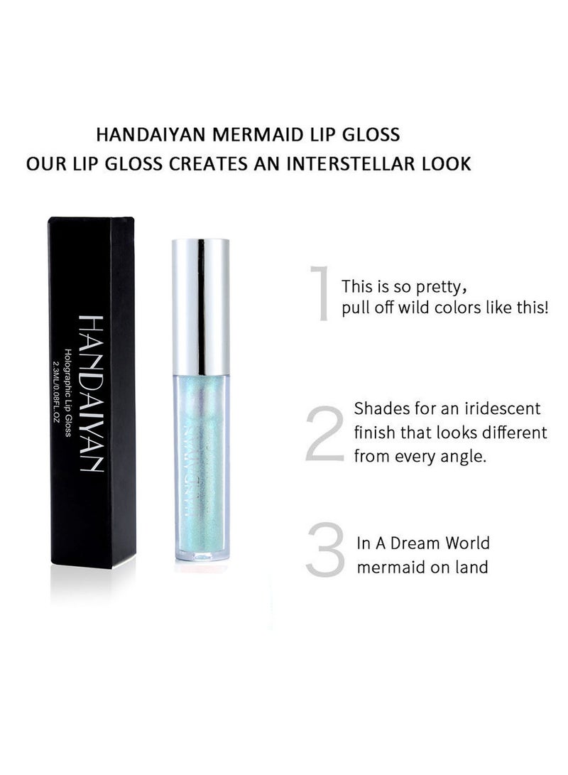 هاندايان ملمع الشفاه، حمض الهيالورونيك، لمعان عالٍ، لمعان فائق، لون غير لزج، زيت وصمة عار، أحمر الشفاه السائل، بريق رافع، يدوم طويلاً، مقاوم للماء، مرطب للنساء والفتيات - Image 5