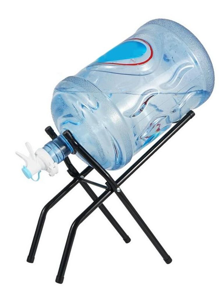 DubaiGallery - Water Jug Stand and Water Dispenser Valve, 5 gallon bottle holder Non Slip Water Stand Water Dispenser Valve with Crowbar and Dust-proof Plug - Image 1