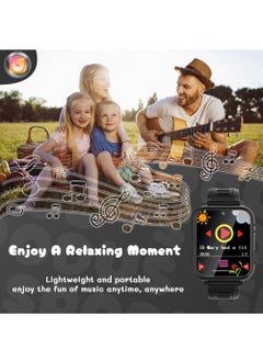 Generic Kids Smart Watch, Smart Game Watch with 24 Games, HD Touch Screen, Video, Camera, Music Player, Pedometer, Flashlight, Alarm Clock,  Kids Watches for 5-12 Year Olds Boy/Girl (Black)  - Image 5